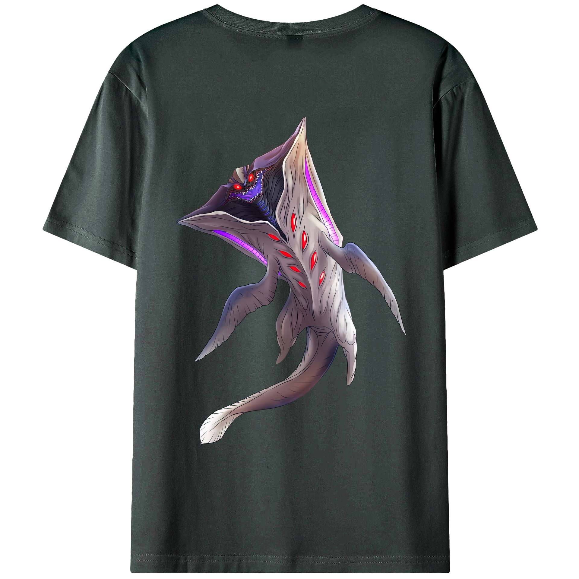 （画像用） ウルトラマン Ultraman 綿100％ メンズ半袖Tシャツ（バックプリント） 通気性